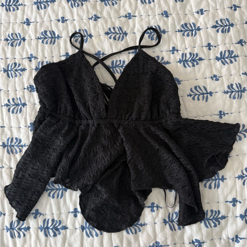 Elegant Black Women's Top